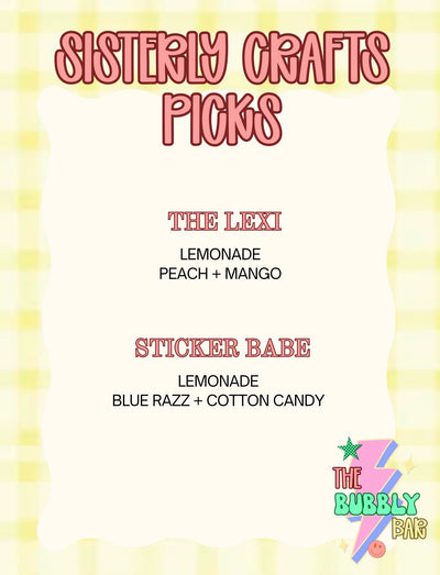 Sisterly Crafts Picks